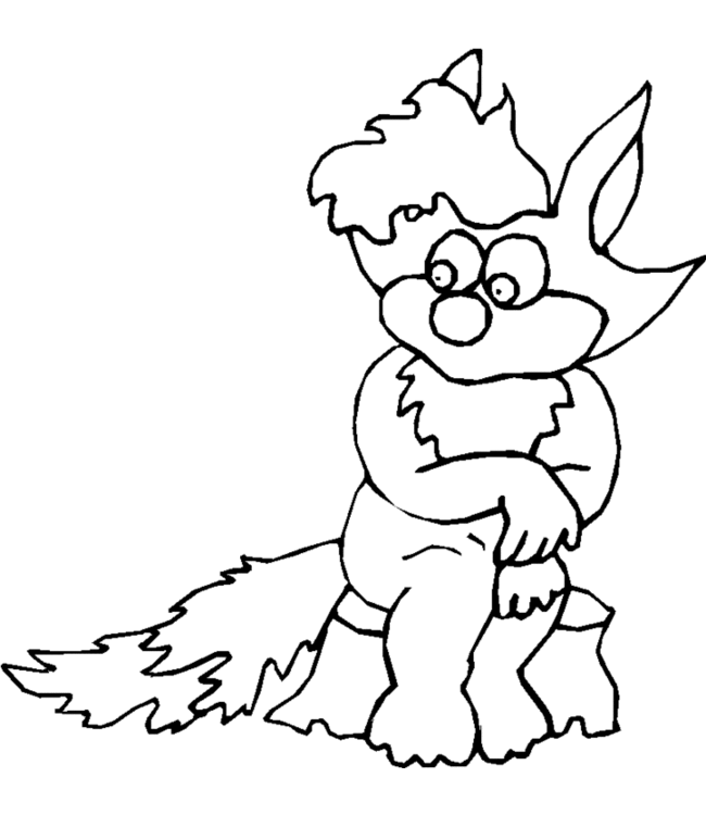 Free printable Fox coloring page #15090 from Animals collection