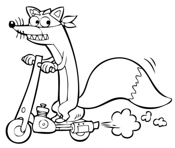 Free printable Fox coloring page #15126 from Animals collection