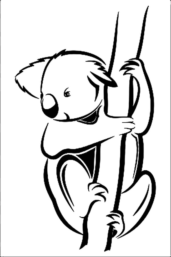 Free printable Koala coloring page #178761 from Animals collection