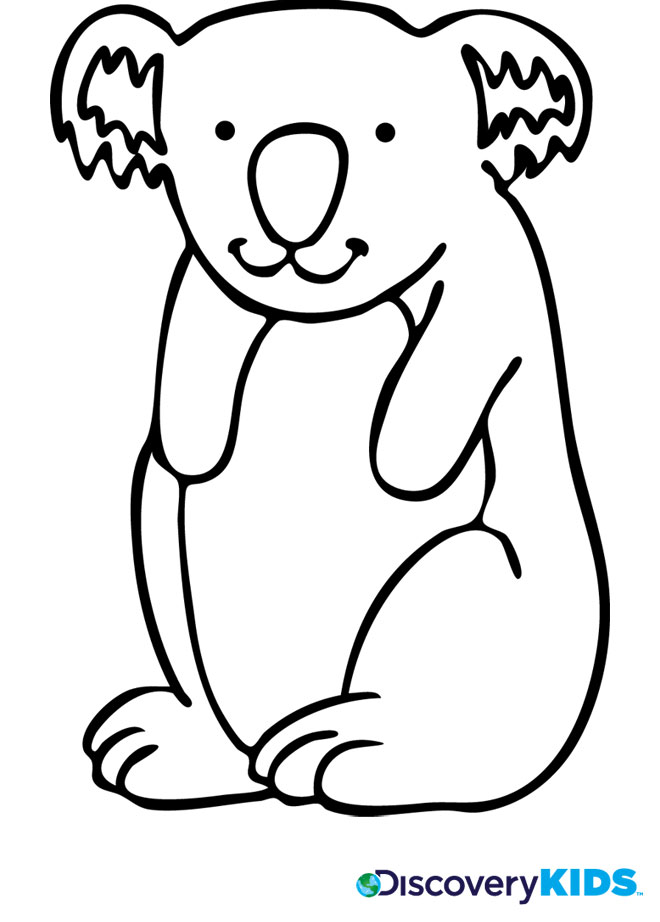 Free printable Koala coloring page #9380 from Animals collection