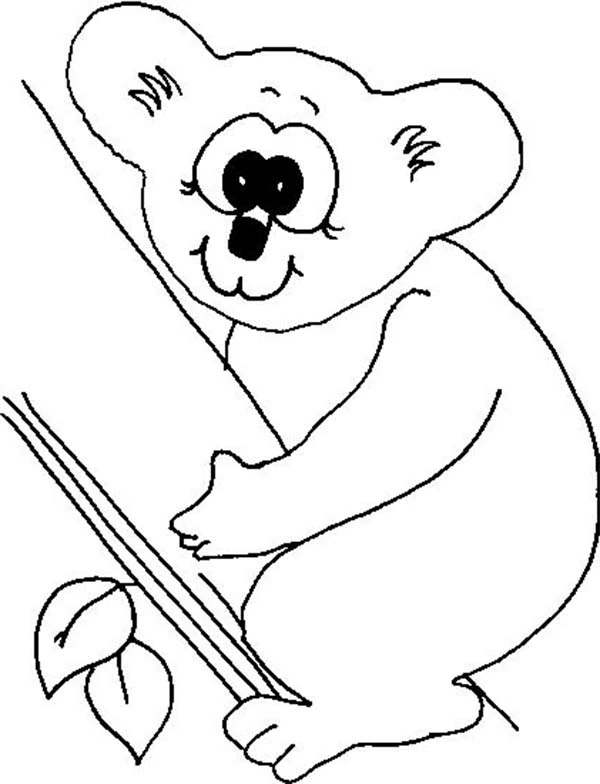 Free printable Koala coloring page #9393 from Animals collection