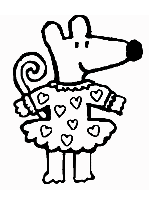 Free printable Mouse coloring page #14131 from Animals collection