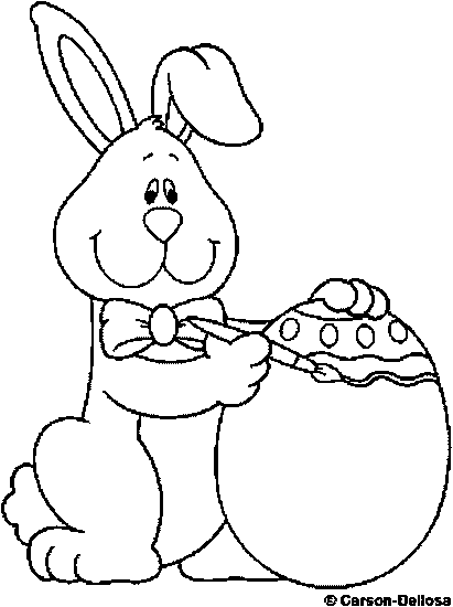 Free printable Rabbit coloring page #9682 from Animals collection