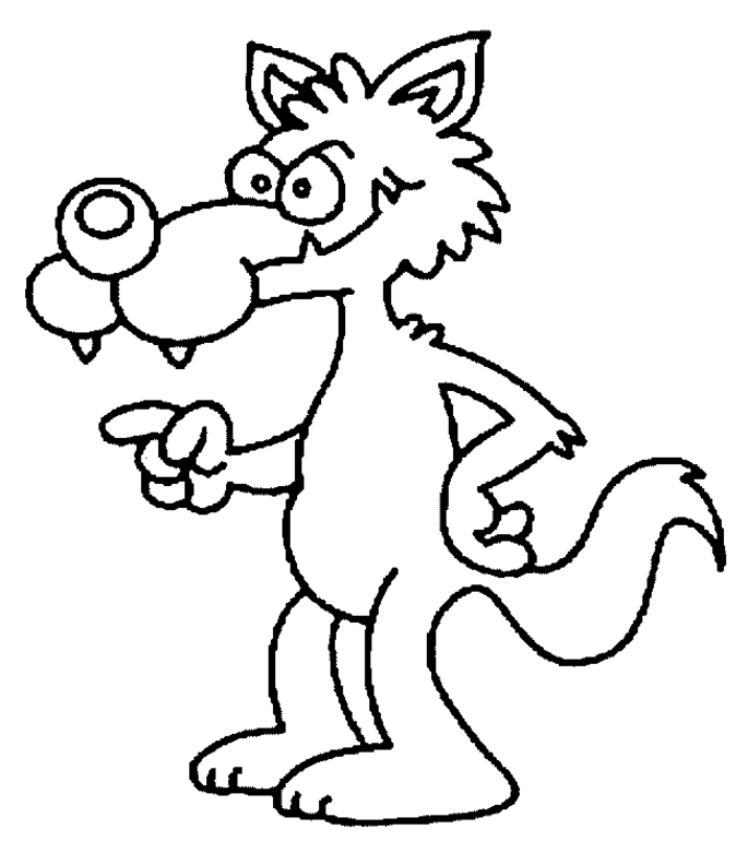 Free printable Wolf coloring page #10480 from Animals collection