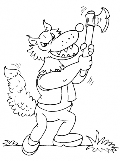 Free printable Wolf coloring page #10584 from Animals collection