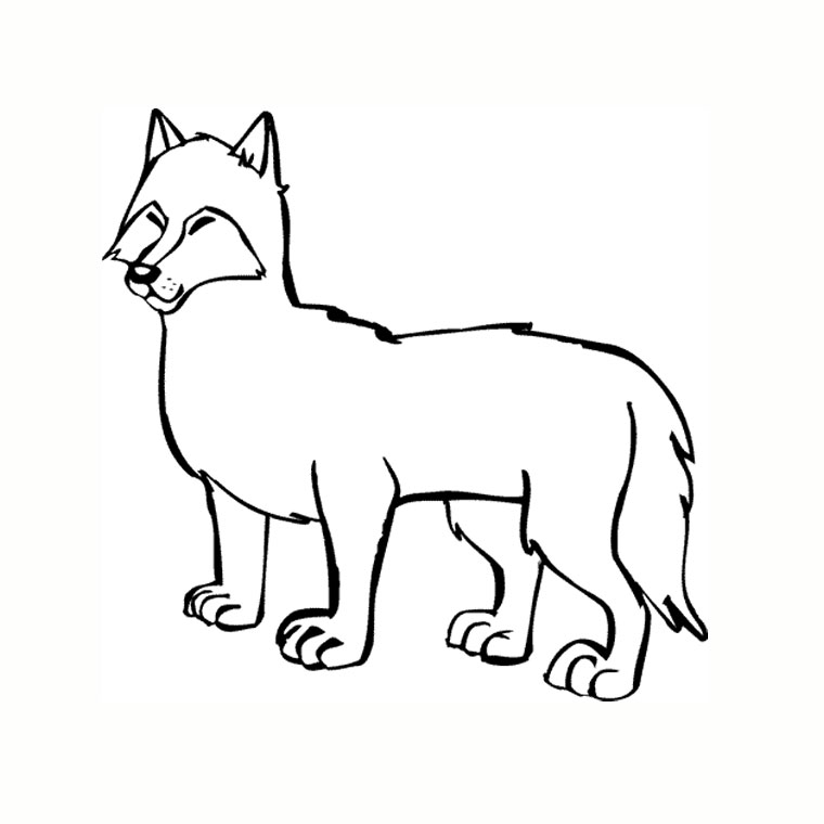 Free printable Wolf coloring page #10594 from Animals collection