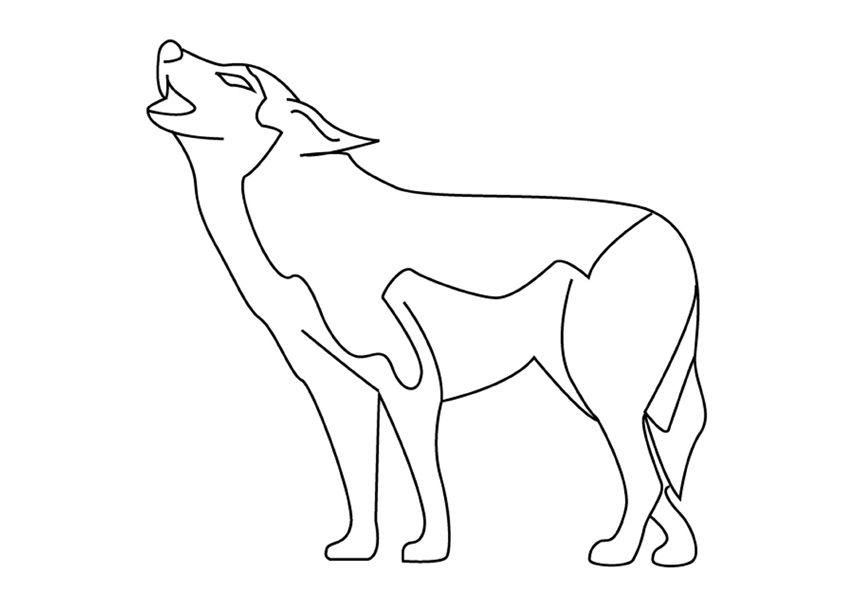 Free printable Wolf coloring page #10633 from Animals collection