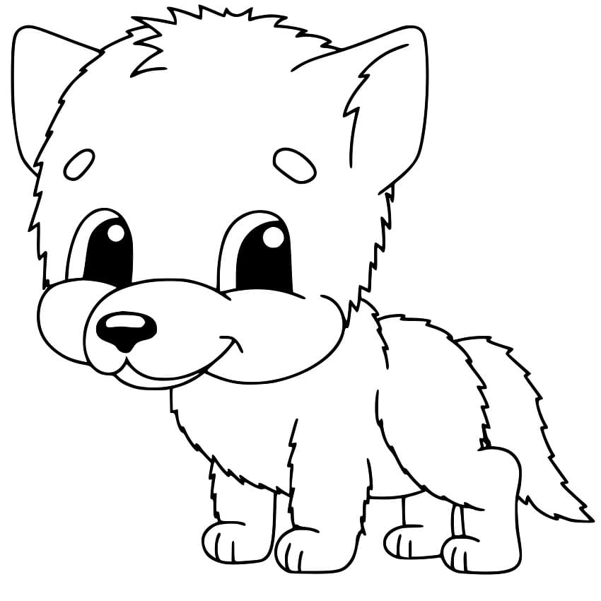 Free printable Wolf coloring page #175255 from Animals collection
