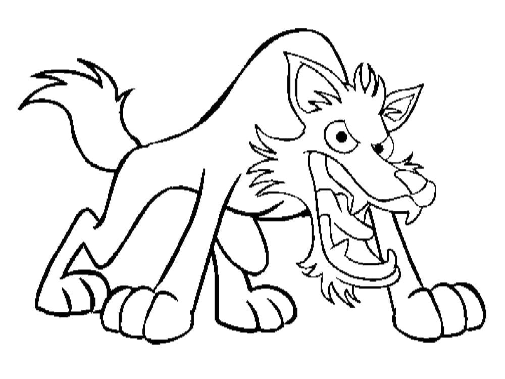 Free printable Wolf coloring page #175268 from Animals collection