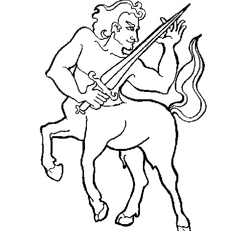 Free printable Centaur coloring page #149593 from Characters collection