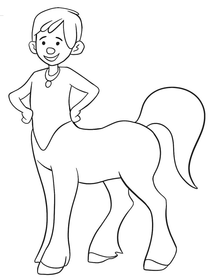 Free printable Centaur coloring page #209609 from Characters collection