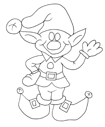 Free printable Elf coloring page #93869 from Characters collection