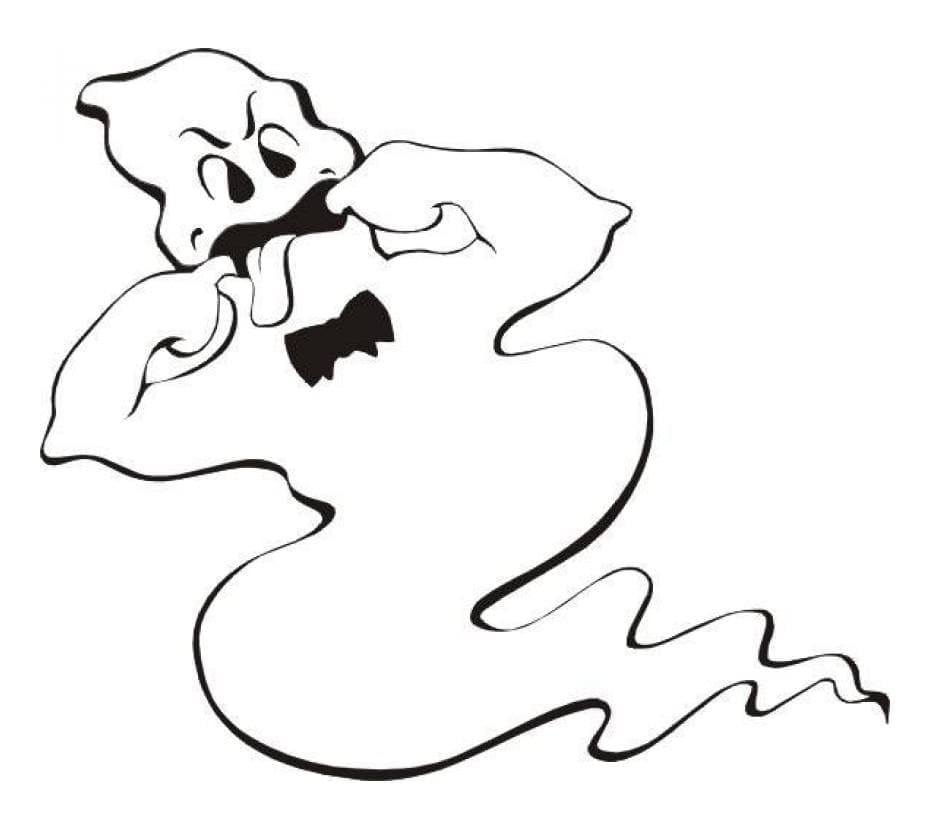 Free printable Ghost coloring page #189395 from Characters collection