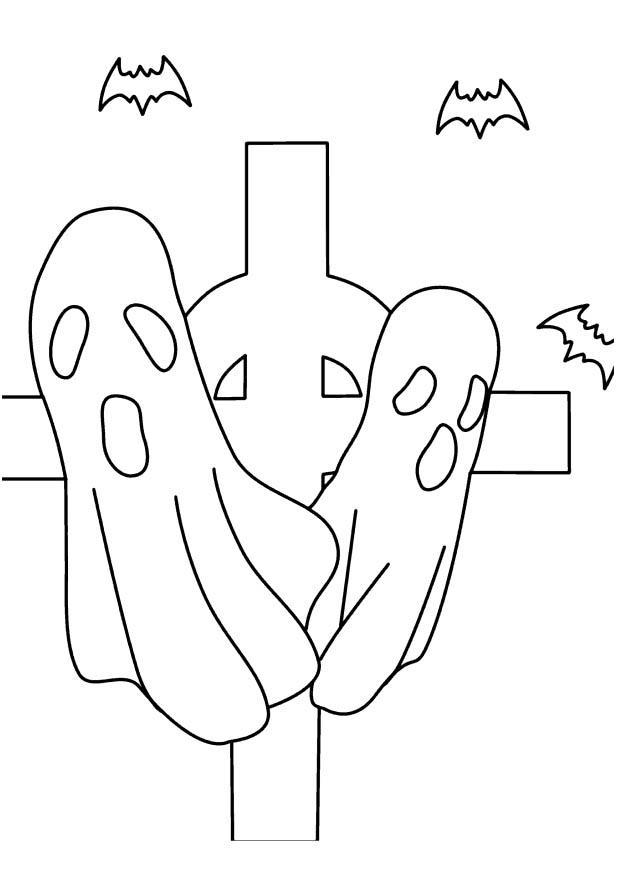 Free printable Ghost coloring page #95483 from Characters collection