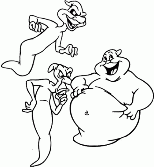 Free printable Ghost coloring page #95696 from Characters collection