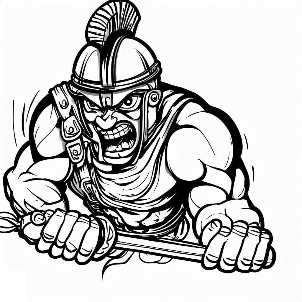 Free printable Gladiator coloring page #189830 from Characters collection