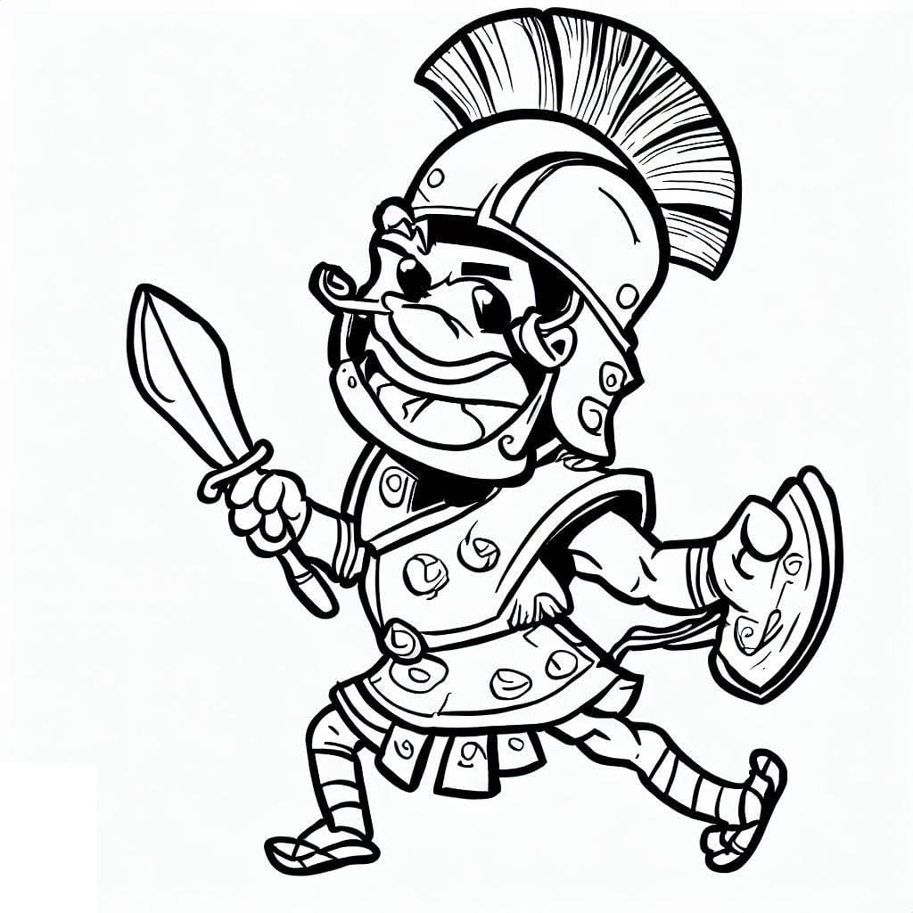 Free printable Gladiator coloring page #189851 from Characters collection