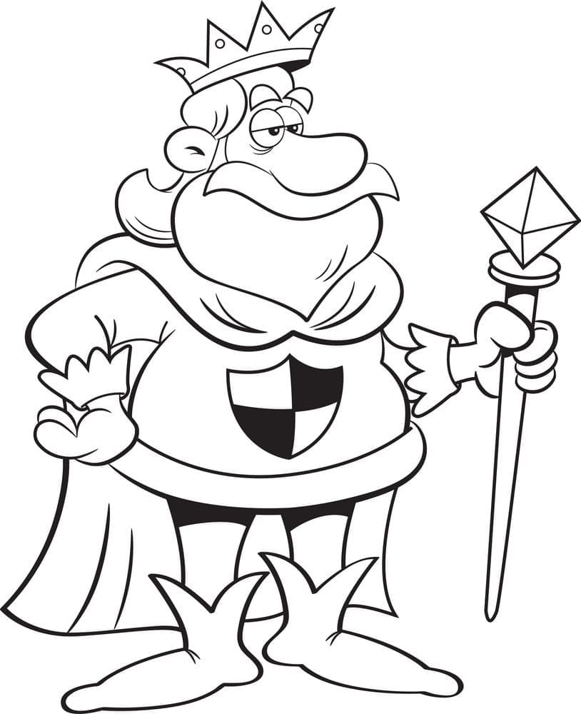 Free printable King coloring page #186249 from Characters collection