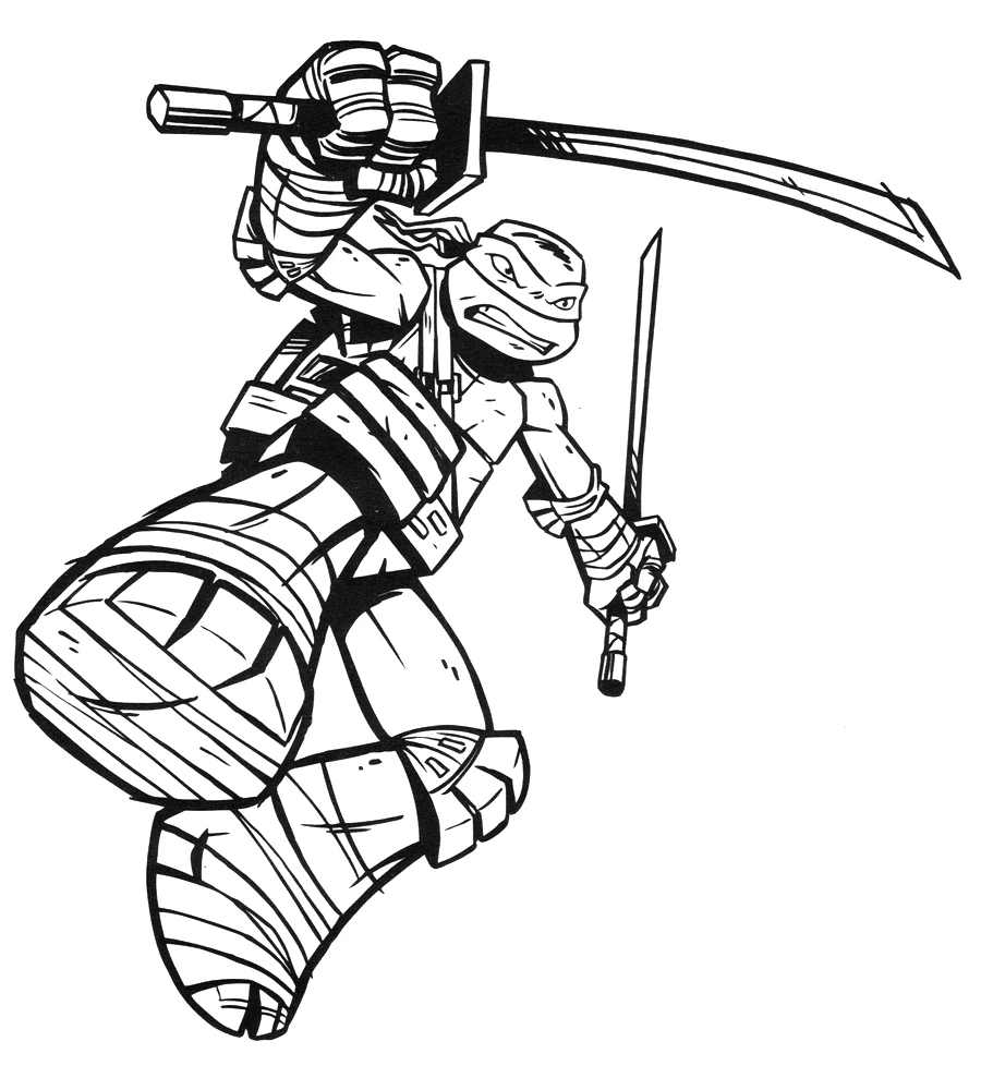 Free printable Ninja coloring page #148281 from Characters collection