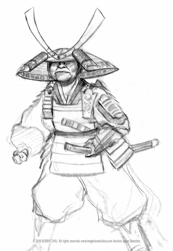 Free printable Samurai coloring page #107318 from Characters collection