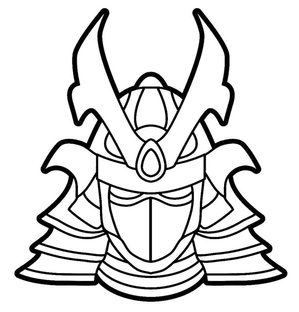 Free printable Samurai coloring page #186156 from Characters collection