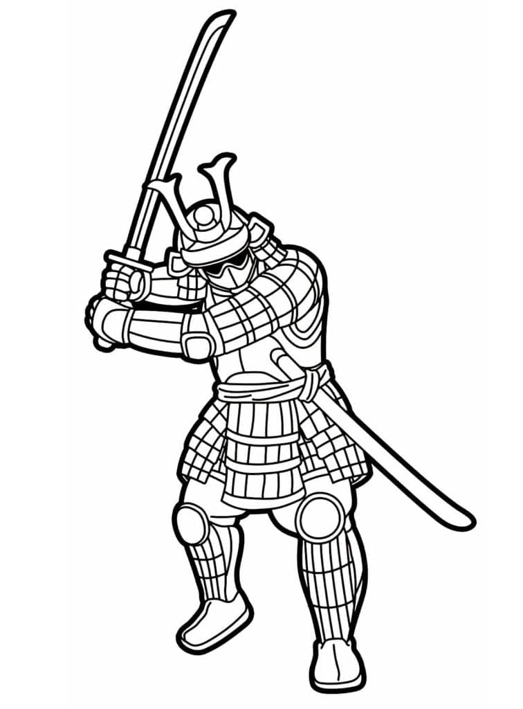 Free printable Samurai coloring page #186165 from Characters collection