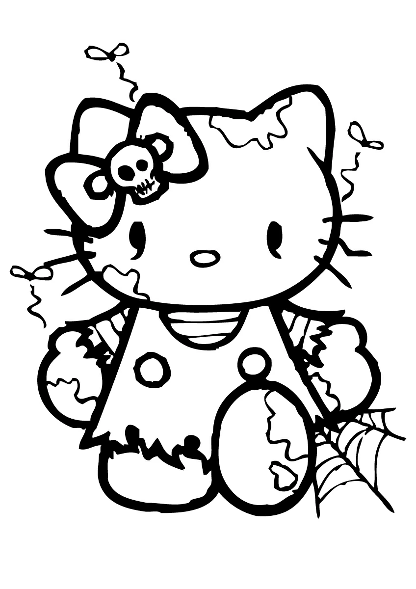Free printable Zombie coloring page #85622 from Characters collection