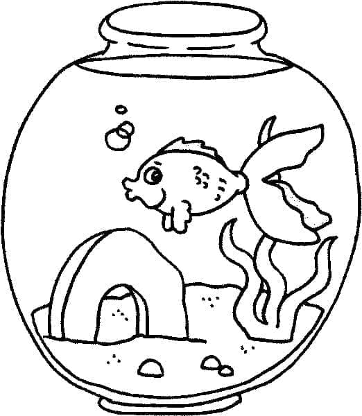 Free printable Aquarium coloring page #184550 from Objects collection