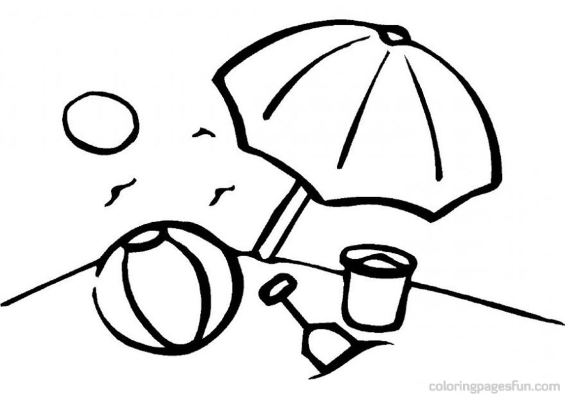 Free printable Beach ball coloring page #169189 from Objects collection