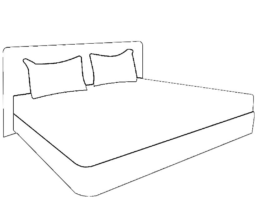 Free printable Bed coloring page #167830 from Objects collection