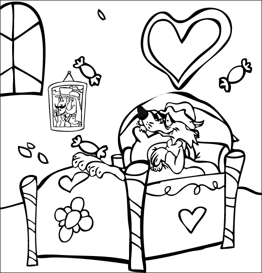 Free printable Bed coloring page #167884 from Objects collection