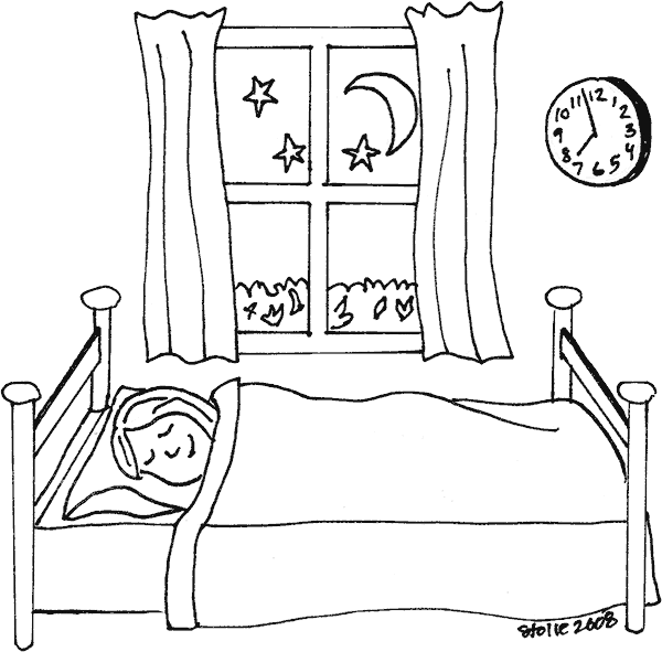 Free printable Bed coloring page #168127 from Objects collection