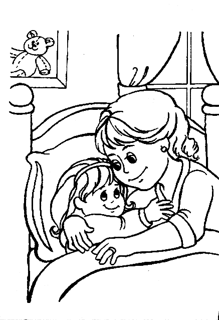Free printable Bed coloring page #168201 from Objects collection