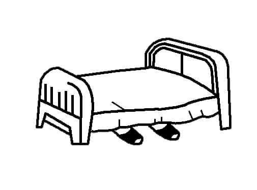 Free printable Bed coloring page #188168 from Objects collection