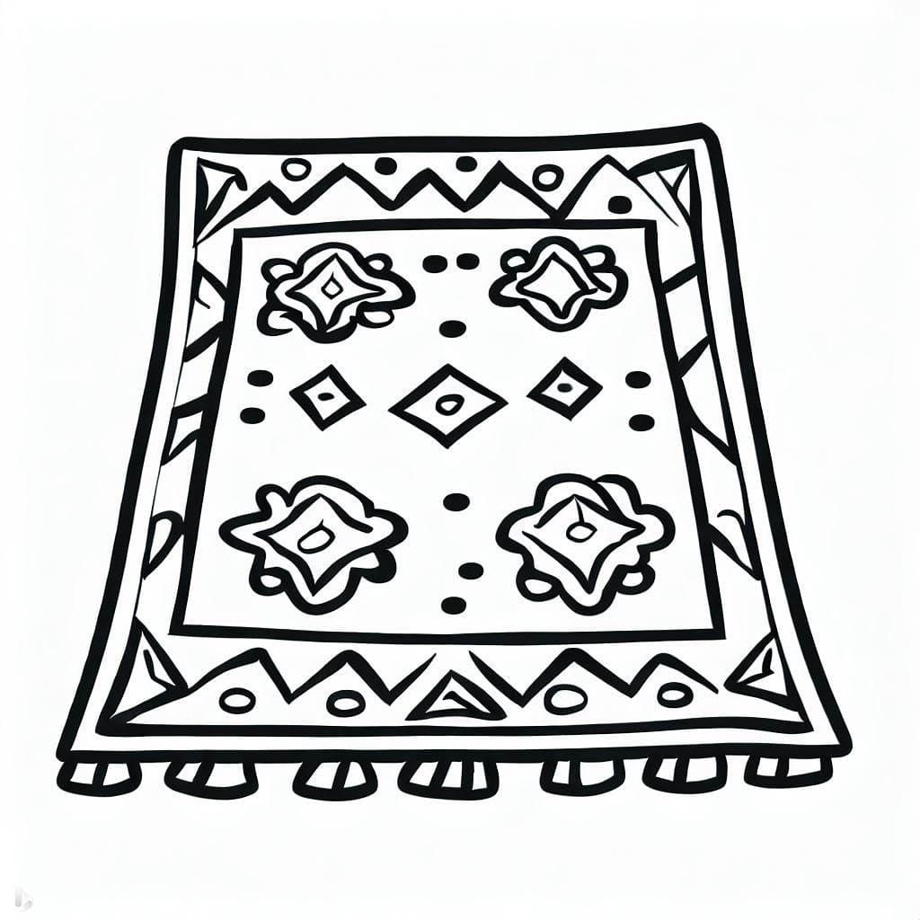 Free printable Carpet coloring page #185919 from Objects collection