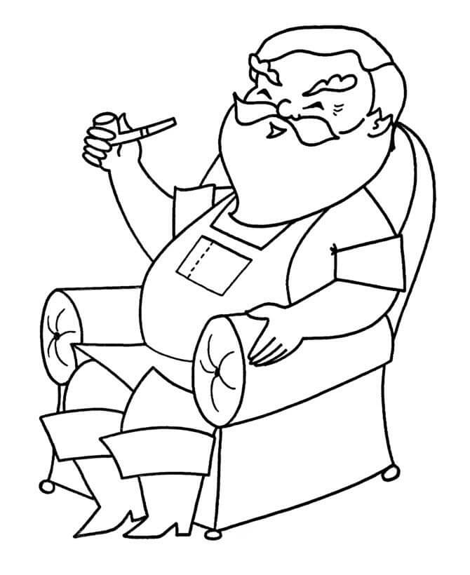 Free printable Chair coloring page #180496 from Objects collection