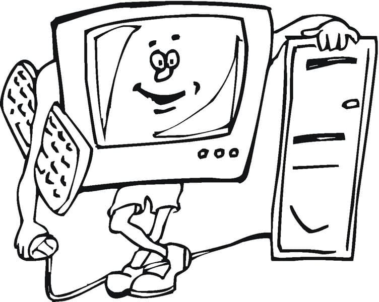Free printable Computer coloring page #179611 from Objects collection