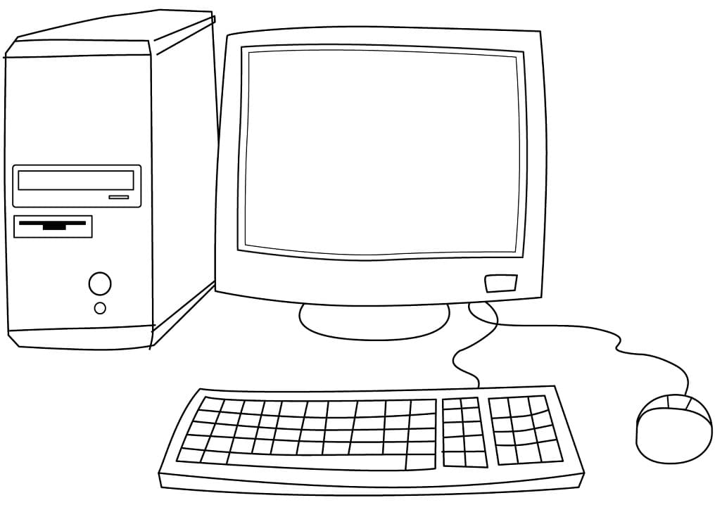 Free printable Computer coloring page #179625 from Objects collection
