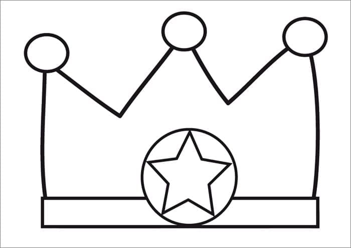 Free printable Crown coloring page #195950 from Objects collection