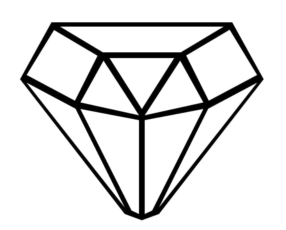Free printable Diamond coloring page #202840 from Objects collection