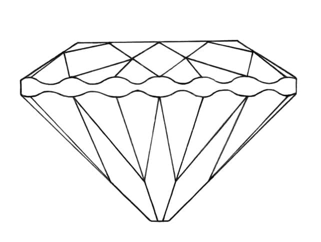Free printable Diamond coloring page #202841 from Objects collection