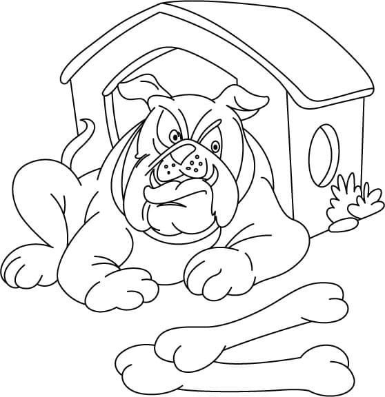 Free printable Dog Bone coloring page #189681 from Objects collection
