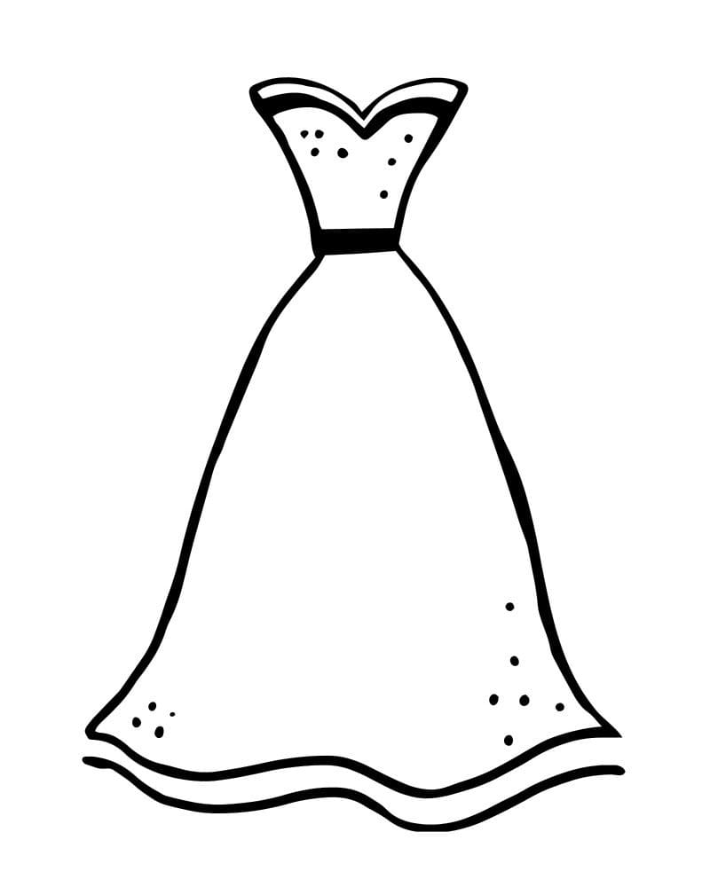 Free printable Dress coloring page #186204 from Objects collection