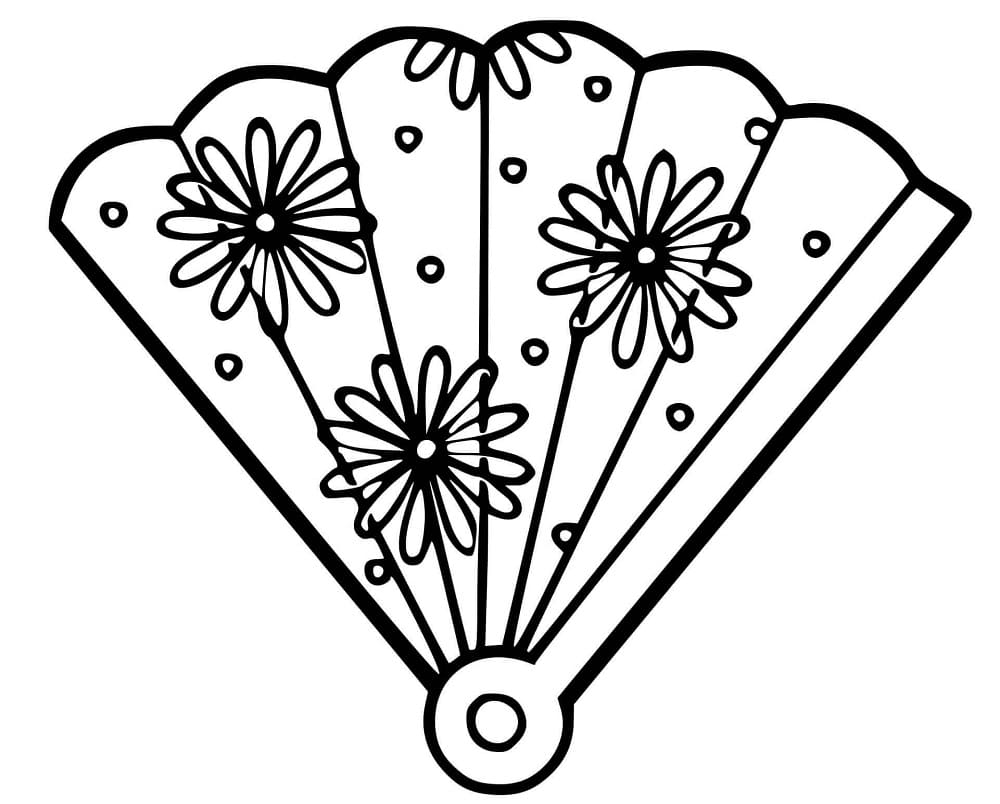 Free printable Fans coloring page #191012 from Objects collection