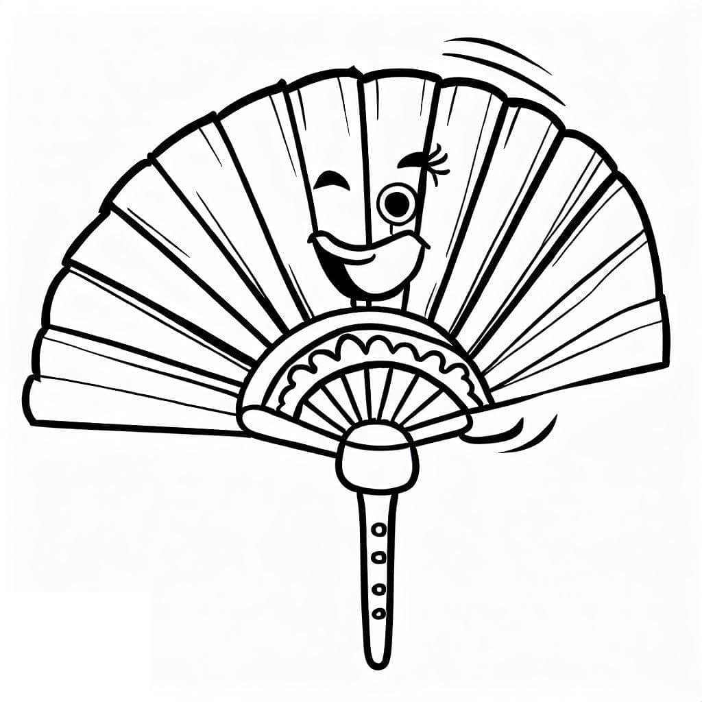Free printable Fans coloring page #191025 from Objects collection
