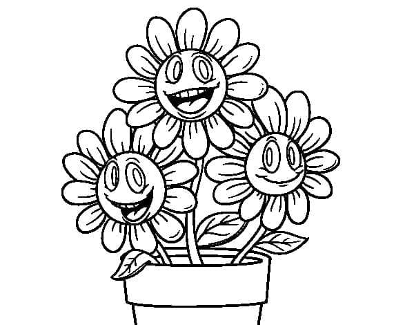 Free printable Flower Pot coloring page #221275 from Objects collection