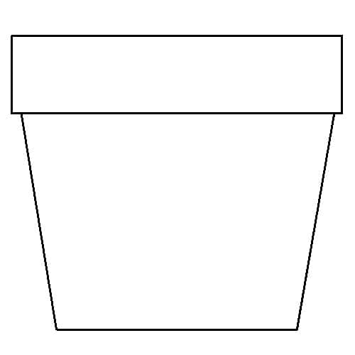 Free printable Flower Pot coloring page #221279 from Objects collection