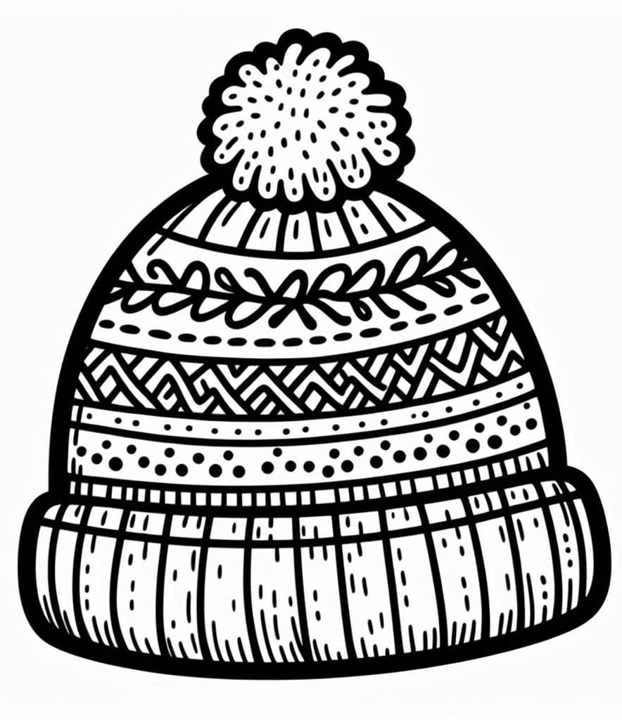 Free printable Hat coloring page #216177 from Objects collection