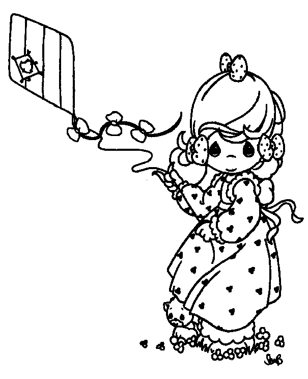 Free printable Kite coloring page #168380 from Objects collection