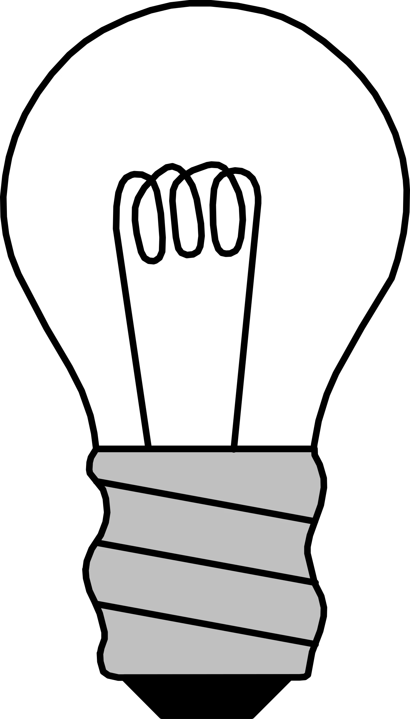 Free printable Light bulb coloring page #119376 from Objects collection